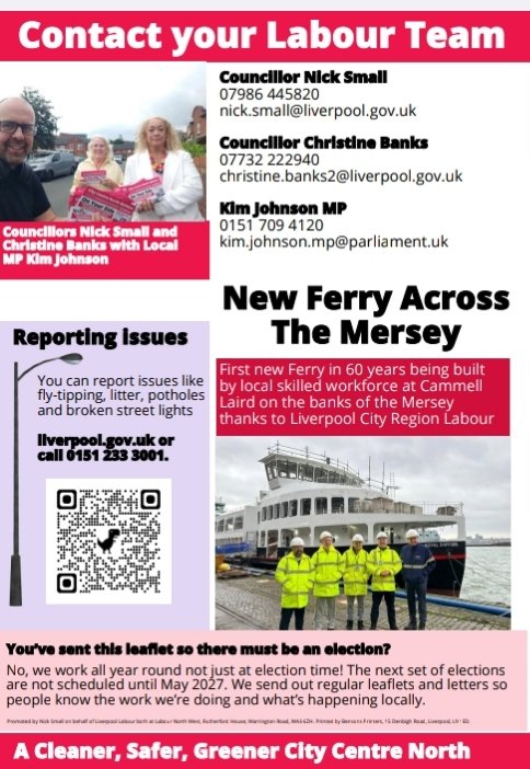 City Centre North Labour tweet media