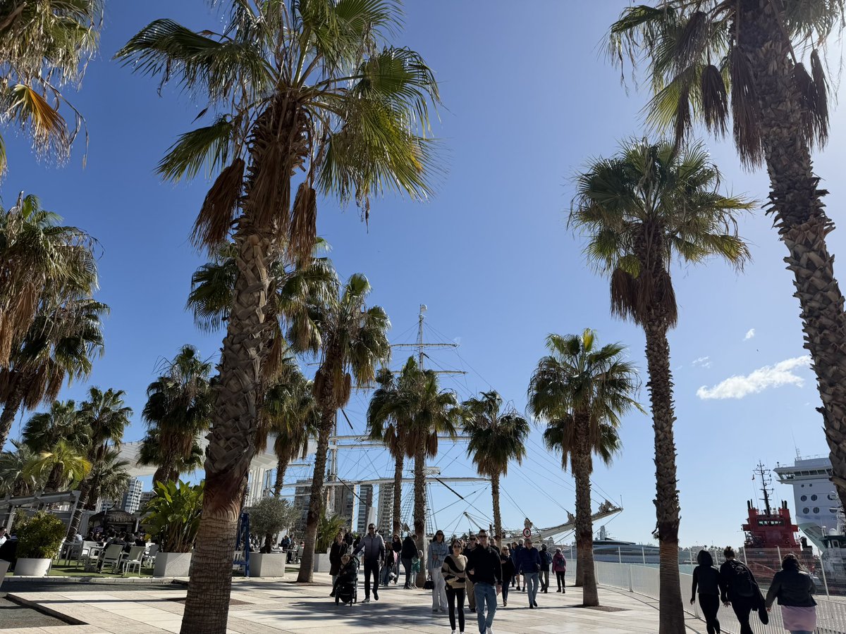 Un paseo por Málaga un sábado mañana