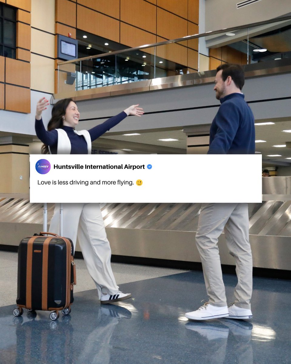 Huntsville International Airport tweet media