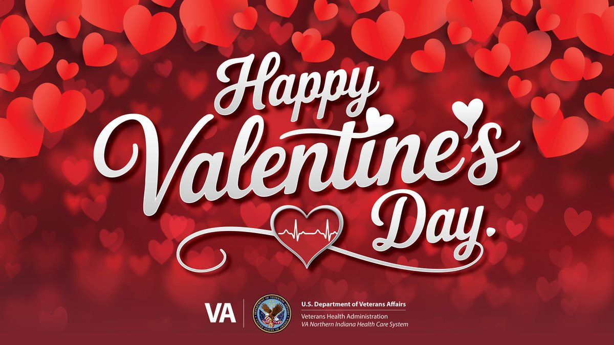 Happy Valentine's Day, Veterans! Today is a great reminder to take care of your heart. Cardiovascular health is vital for a healthy life. Stay active, eat well and keep up with regular check-ups. Enjoy the day with loved ones and keep your heart strong!  va.gov/WHOLEHEALTHLIB…