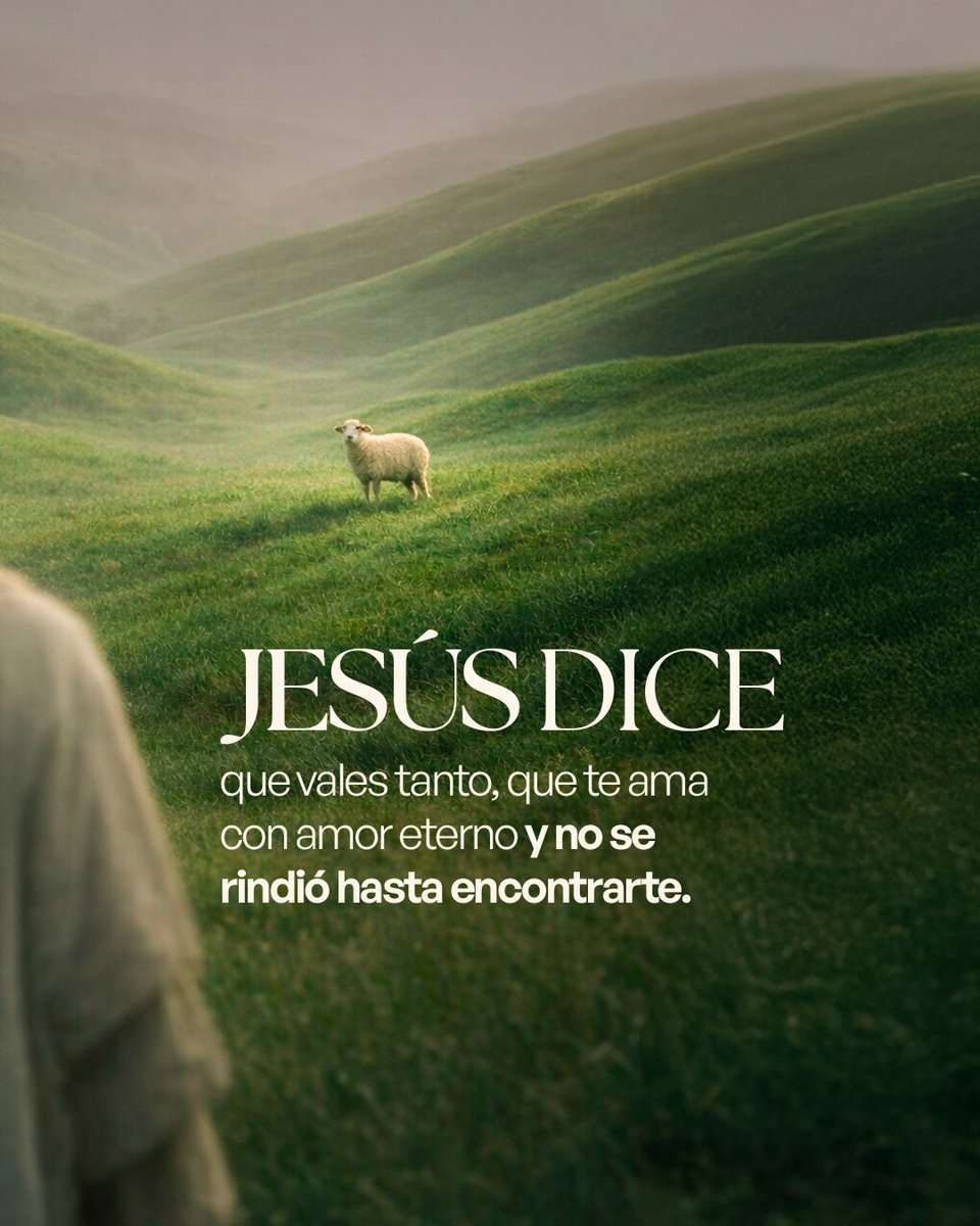 IglesiaCFA's tweet photo. Hoy celebramos el amor…
pero no cualquier amor.
El amor que te busca, te encuentra
y no se rinde jamás.
Jesús te ama 🤍 https://t.co/VcZ0kKk9DV