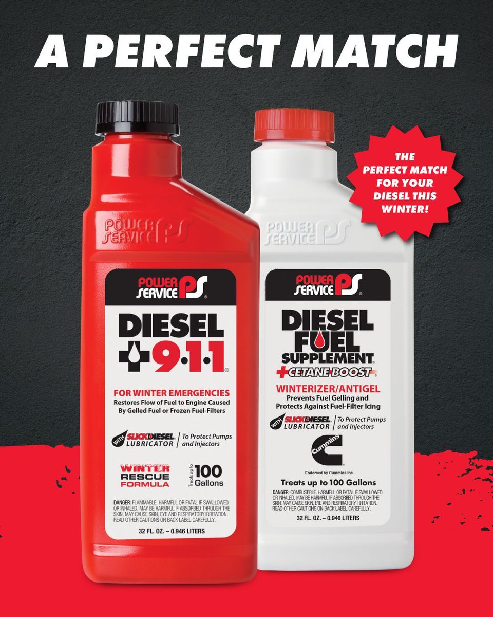 pspadditives's tweet photo. 💘 The Perfect Match for Your Diesel Fuel Love 💘
Some love stories are meant to last—especially in winter.
❤️ Prevent it with White Bottle
 🚨 Rescue it with Red Bottle
#PerfectMatch #DieselLove #PowerServiceProducts #WhiteBottle #RedBottle #DieselLife #WinterReady https://t.co/rFssw17dqy