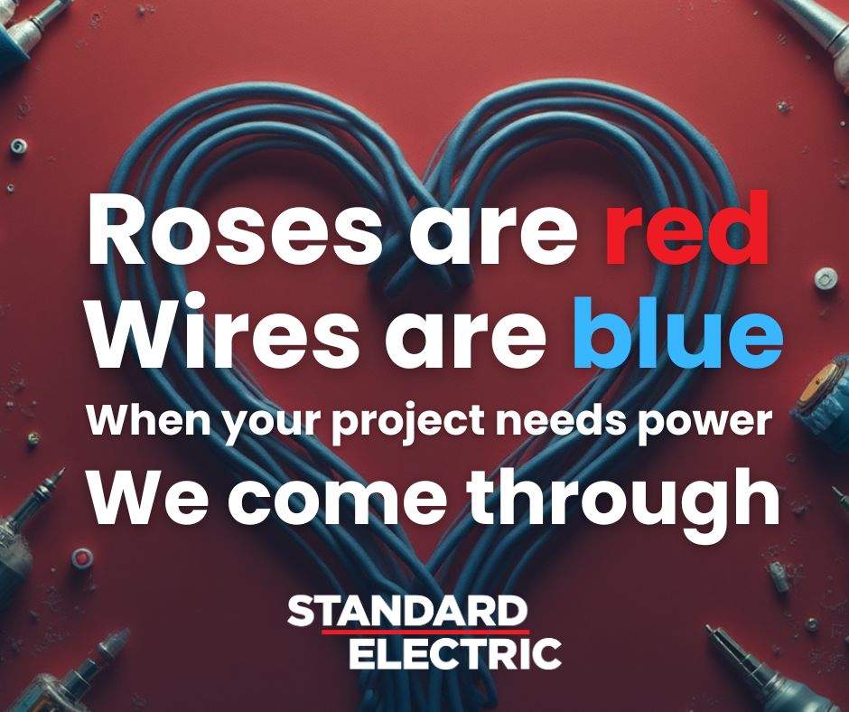 This Valentine’s Day, we’re sending appreciation to the contractors, electricians, and partners who keep the power on and the jobs moving.
We love what we do — and who we do it for. 💙