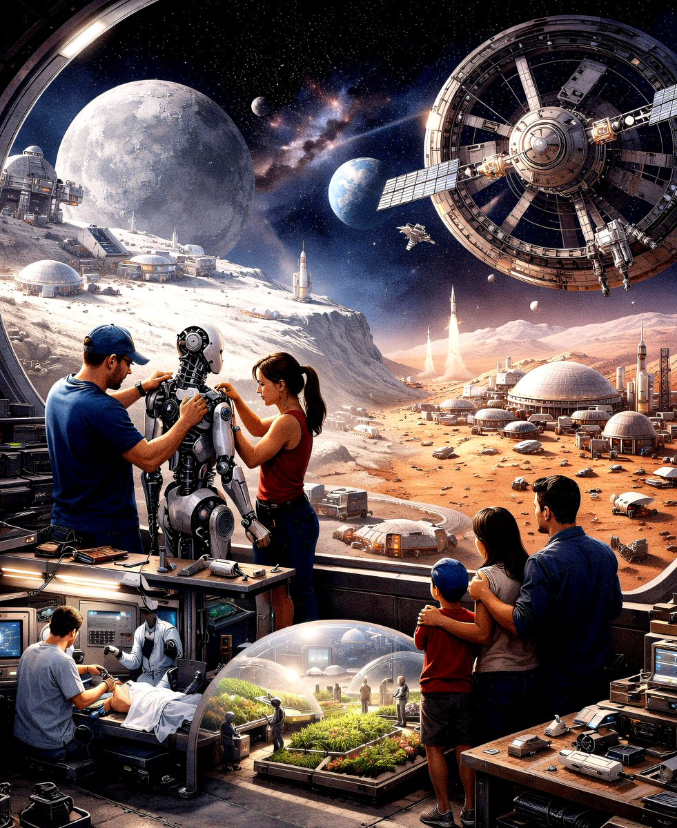 Do what you love to do and problems become meaningful challenges that make life worth living.

The Future is about abundance. Universal high income will give people choice, which means we should choose big problems to solve.

Aging. Fusion energy. Flying cars. Plenty of hard,