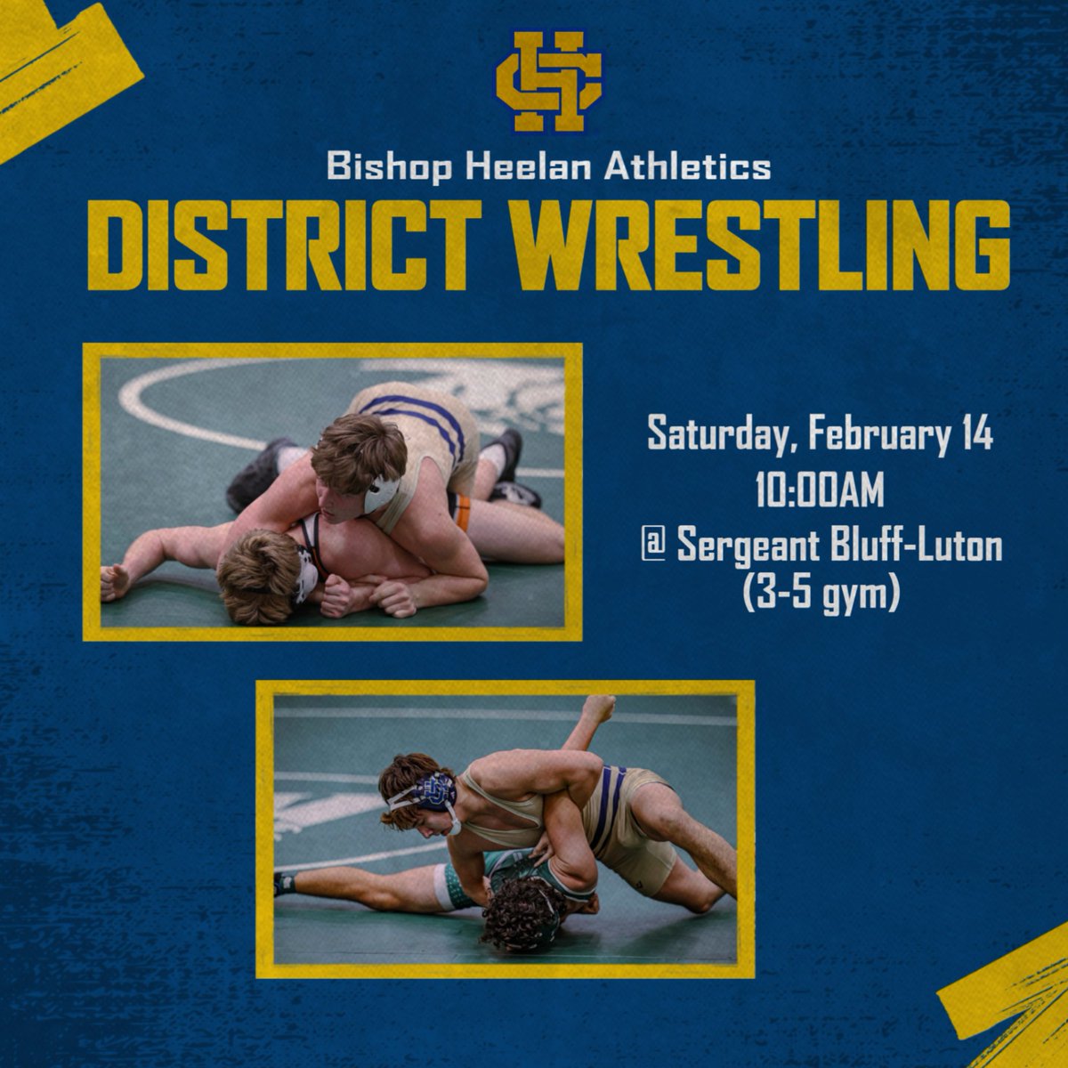 Good luck to our wrestlers!