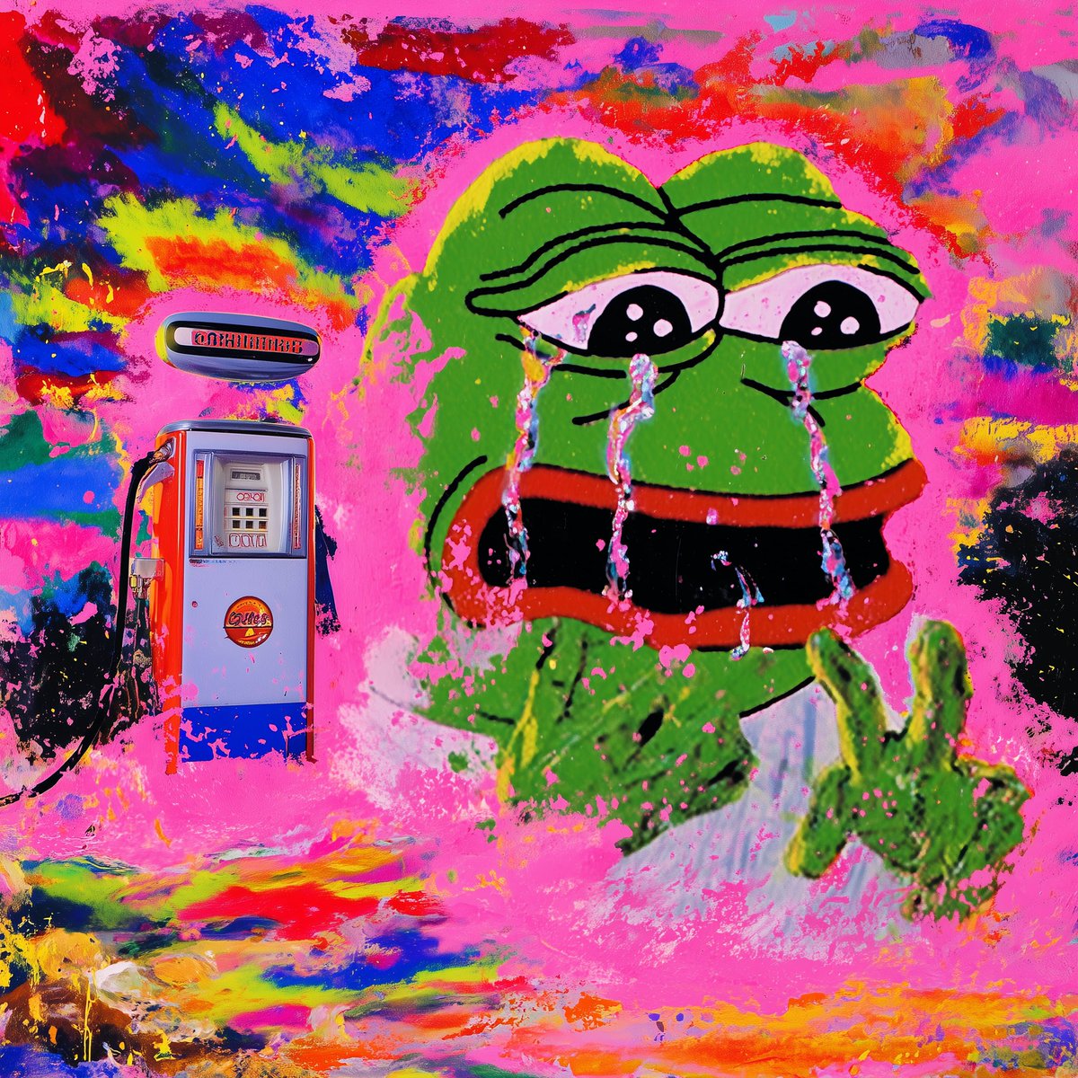With @gpebbles' gigantic sweep,thanks to <a href="/shillandia/">Shillandia.6529</a> , there’s only one Pepe left in the pond. The plan was always to increase the inhabitants if the collection was about to sell out. Meet HODL and Gas Fees