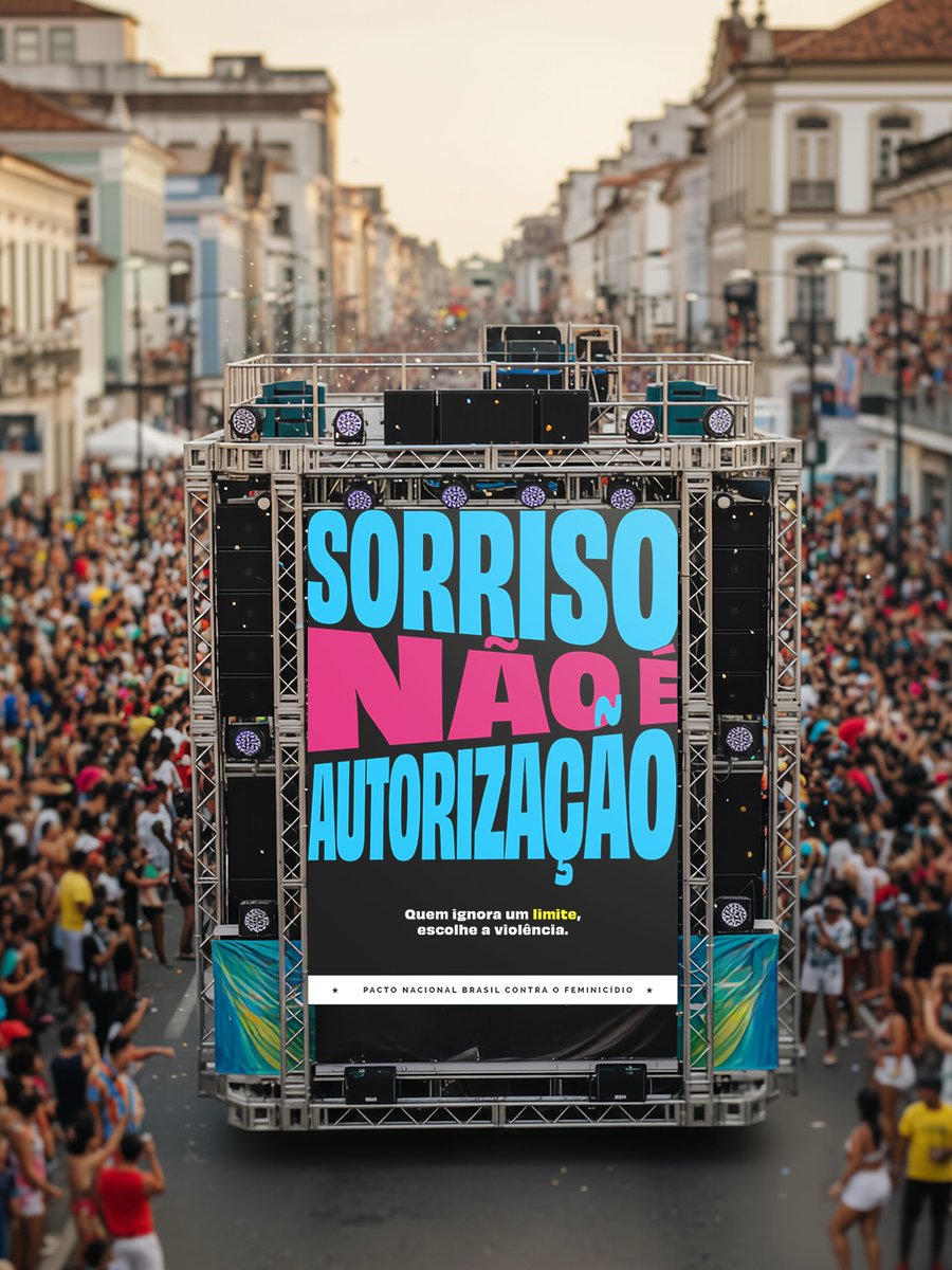 Carnaval é tempo de alegria, de ocupar as ruas com música, fantasia, liberdade, e também de colocar o bloco do respeito na rua. Esse tema é essencial em todos os momentos, inclusive na descontração e na folia. (+)