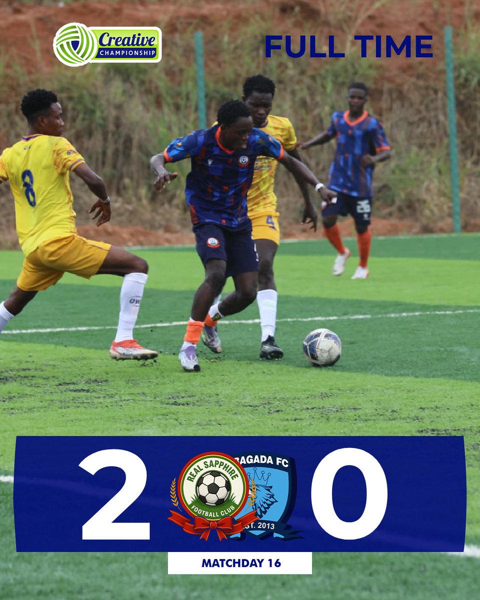 TCC_League's tweet photo. Real Sapphire dominate Gbagada with relentless first-half surge.
#TCCLeague26 | #RESGBA | #Bet9ja https://t.co/eucuoveeOA