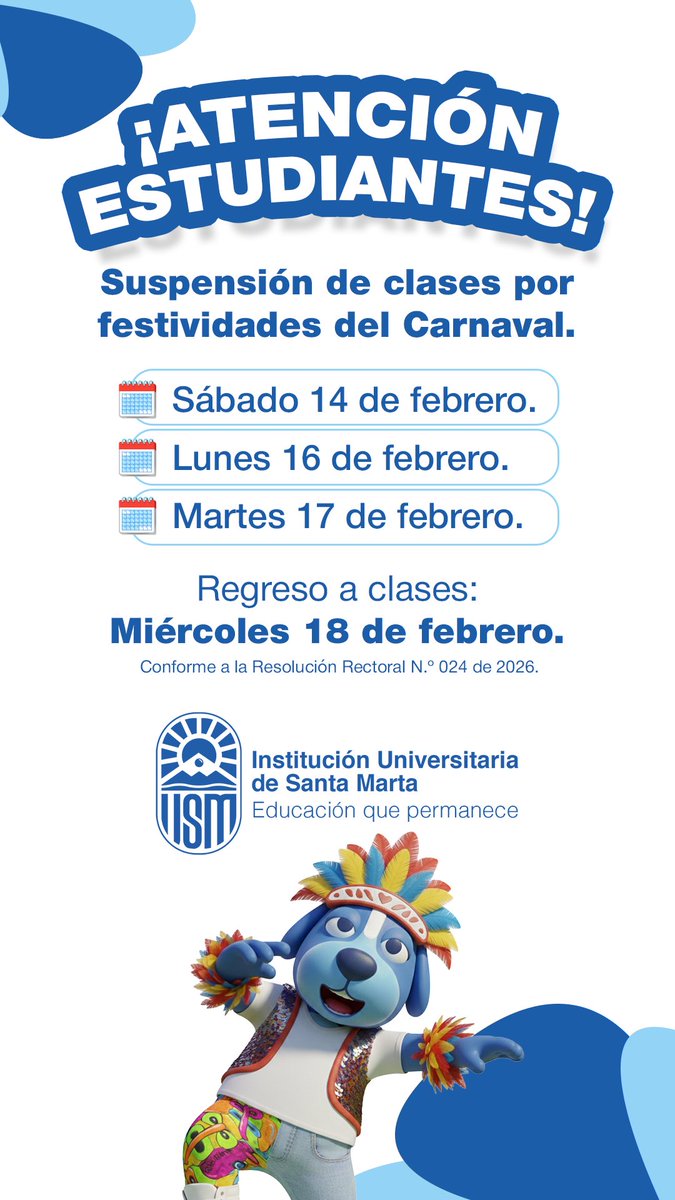 Institución Universitaria de Santa Marta tweet media