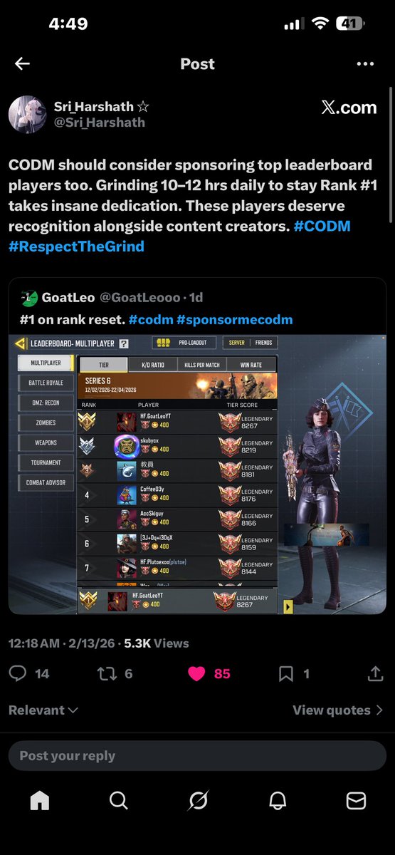 GoatLeo tweet media