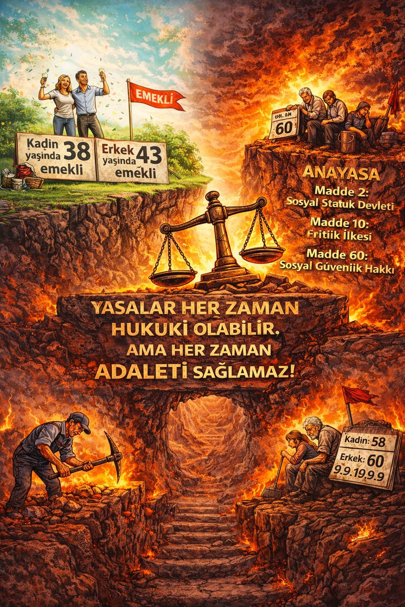 <a href="/esmeray_nalan/">NalanESMERAY</a> Şimdi 38-39-40-41-42-43 yaşında milli piyangodan emekli olanlar mağduriyet mi yaşamışlar?🤦‍♀️
Eğer bu magduriyetse
Daha fazla yaş ve primlerle 17 yıl daha beklemek zorunda kalanlar ne yaşıyor?

#KademeİçinYasa