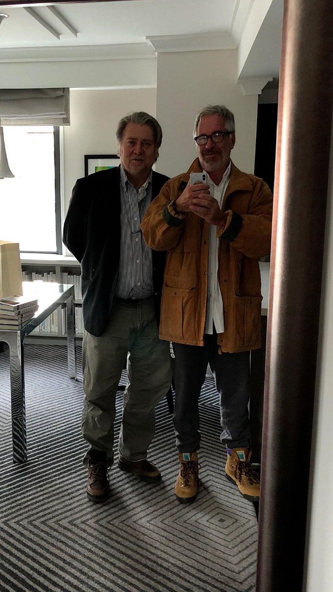 ShaykhSulaiman's tweet photo. JUST IN: Newly released Justice Department files show that in 2019, Steve Bannon messaged Jeffrey Epstein about efforts to undermine Pope Francis, writing that he hoped to “take down” the pontiff.

They hate Christianity. https://t.co/e6GdUaM85T