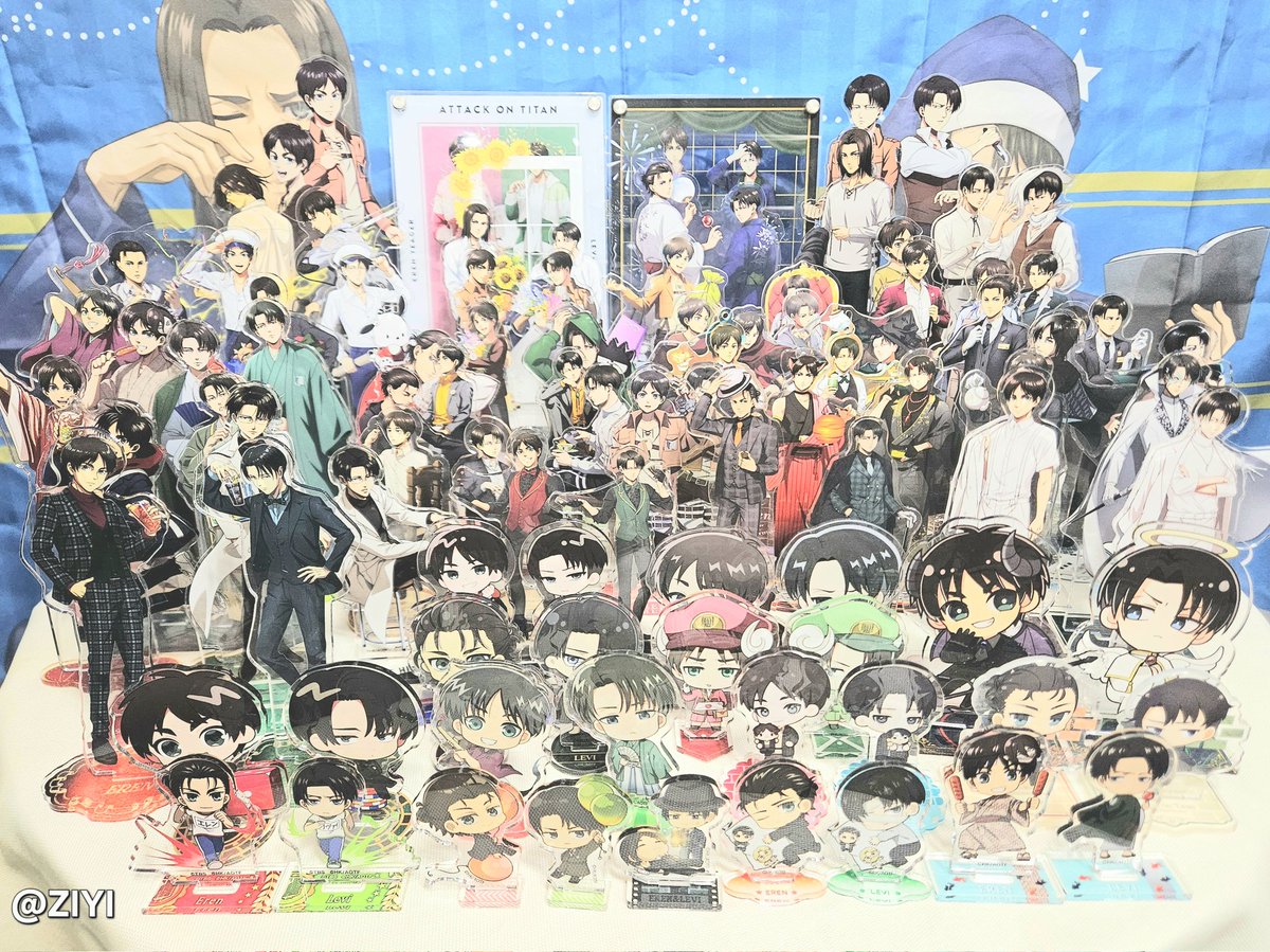 バレンタインおめでとう！💖
エレン×リヴァイのアクリルグッズ晒します～