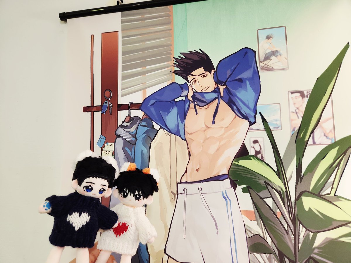 hey_sendoh's tweet photo. #仙道彰生誕祭2026
#HappySendohDay
#OneDayLover
#仙道彰 #윤대협 #SendohAkira
힣 당연히 태웅이도 데려갔는데 사진 찍어가신 분들도 몇 분 계시고🤭🤭 사진엔 흐린데 귀랑 손끝, 무릎에도 치크를 해서 제 친구가 귀엽다며 감탄을 하였다는 TMI https://t.co/1SnrYo2Jxq