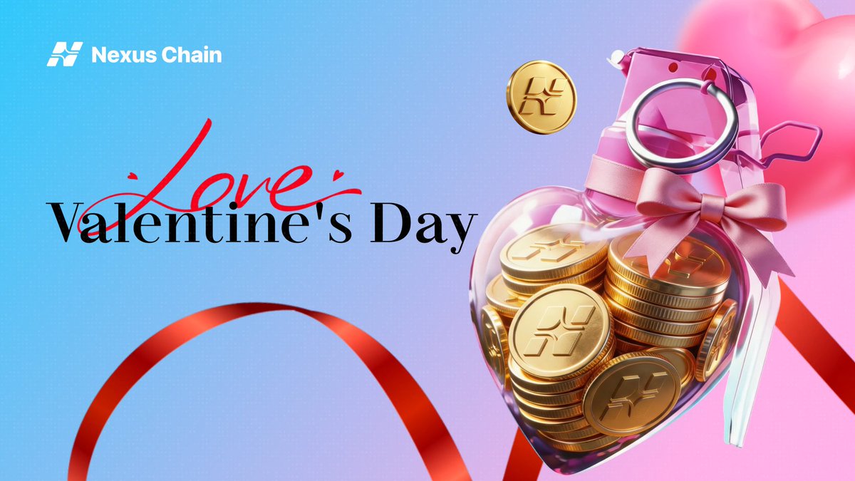 YesGo_RWA's tweet photo. Happy Valentine's Day from Nexus Chain! 

❤️ Grateful for our incredible community—you're the heart of this ecosystem. 🔗

#NexusChain #Valentines https://t.co/GmZEQzdBru