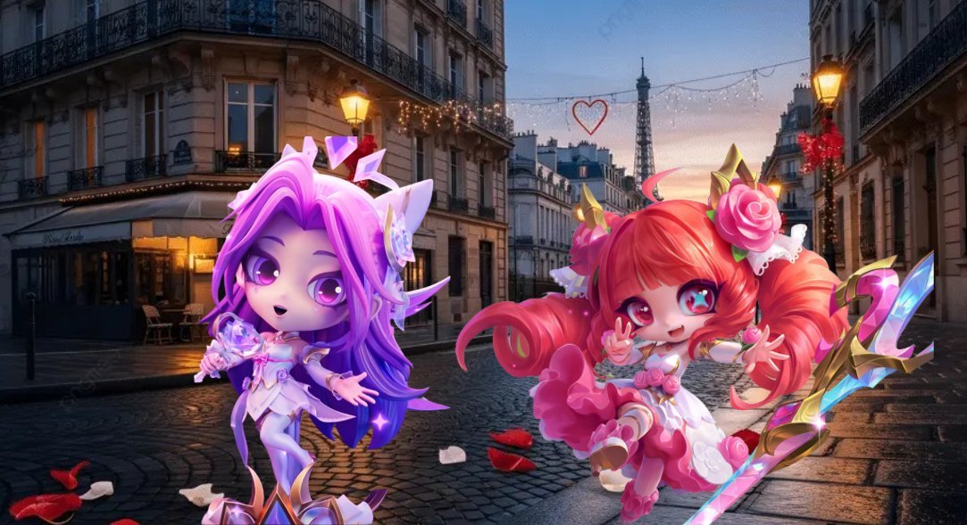 Gweb and Seraphine wish you all a wonderful Valentine's Day! 🌹💌💕