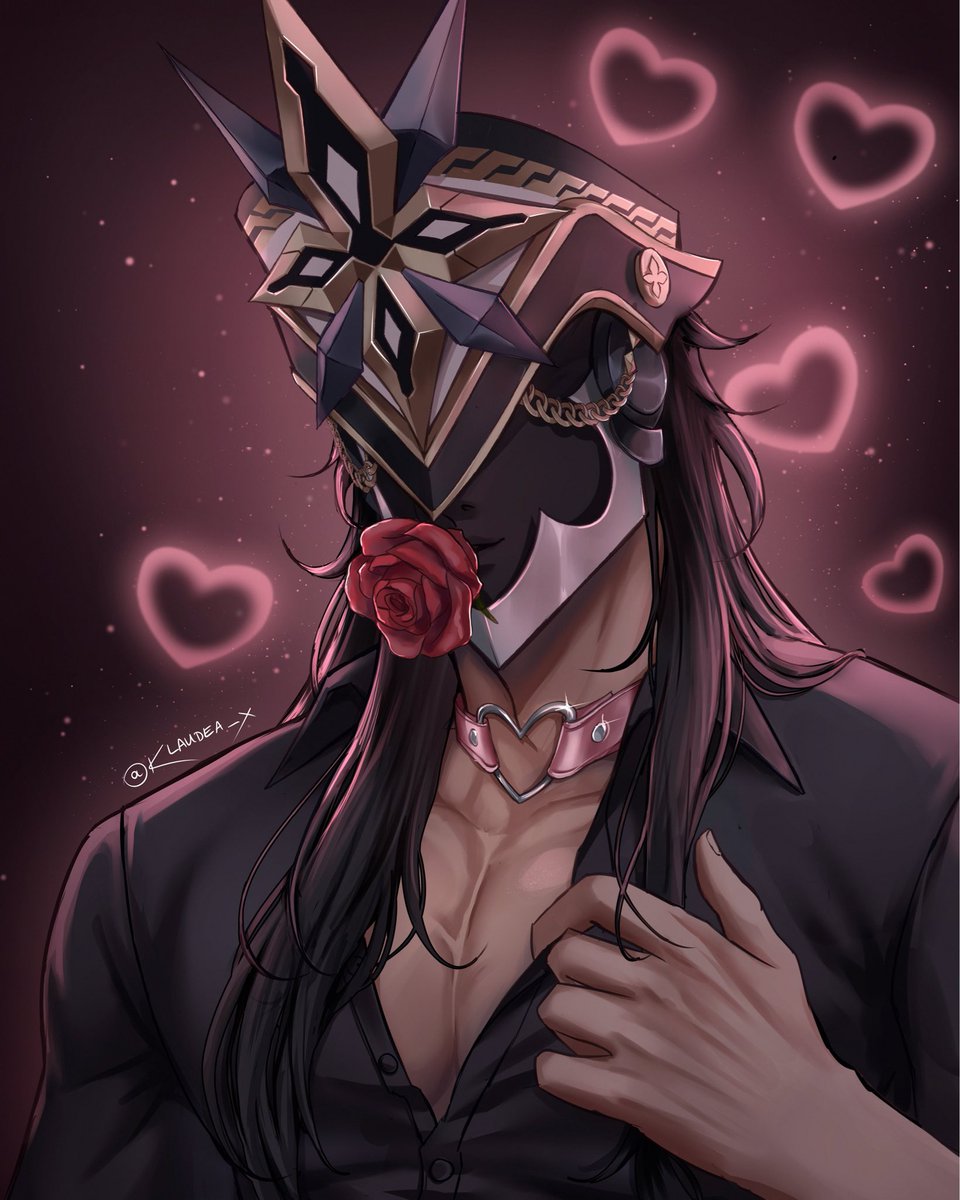 Valentine's gift for you (pt. 1) 🌹💝
#Capitano #GenshinImpact  #HappyValentinesDay