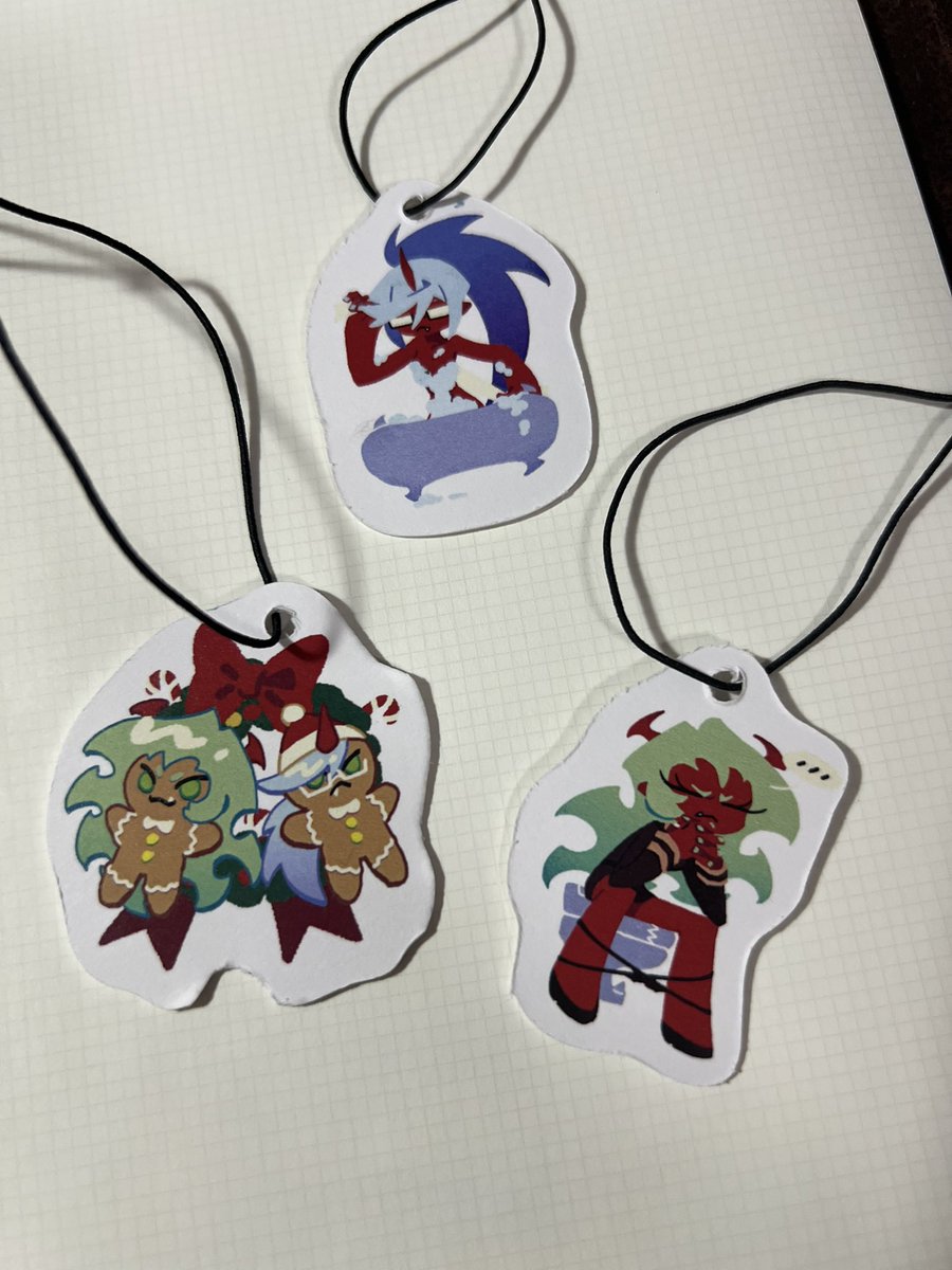 扩香卡！柑橘味！主要是想做s姐蹲坑卡，顺手其他两张一起印了。