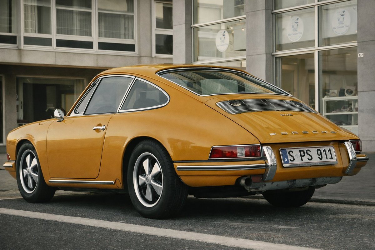 NoSpeedLimit_it's tweet image. Those early SWB 911S have a quite peculiar charm, even with modern wider tires ...

#porsche911classic #fuchswheels #boxerengine #flatsix #thereisnosubstitute