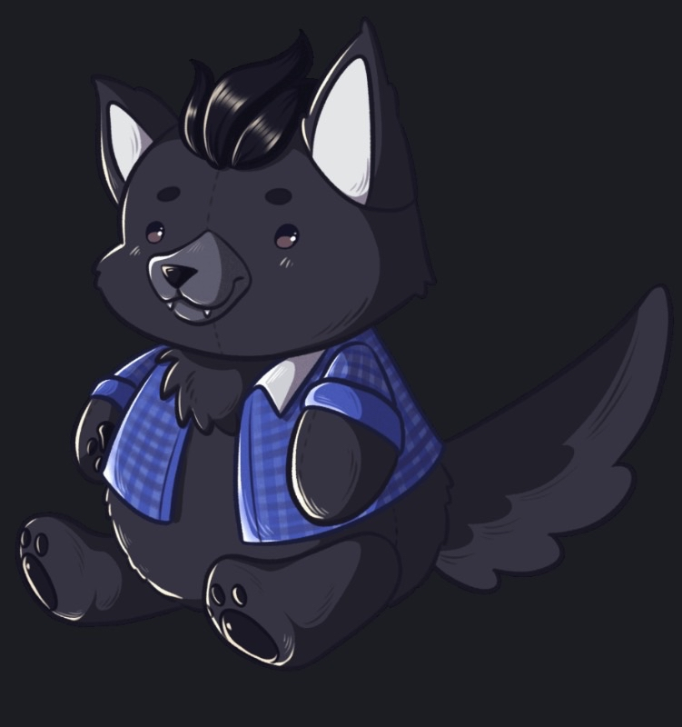 For all those alone on Valentines day.  I give you plushie Erebus to hug.  You just have to pay in chicken nuggies :D