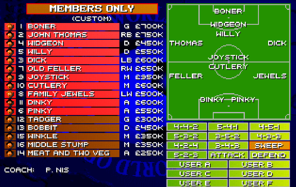 SensibleSWOS's tweet photo. Members Only
Sensible World of Soccer

Happy Valentine's day everyone 😂 

#SensibleSoccer #SWOS #ValentinesDay #retro #90s #Amiga #PC #GamersUnite #Retrogaming #retrogames #retrogamer #gamersunite #football https://t.co/1sImOoCAiA