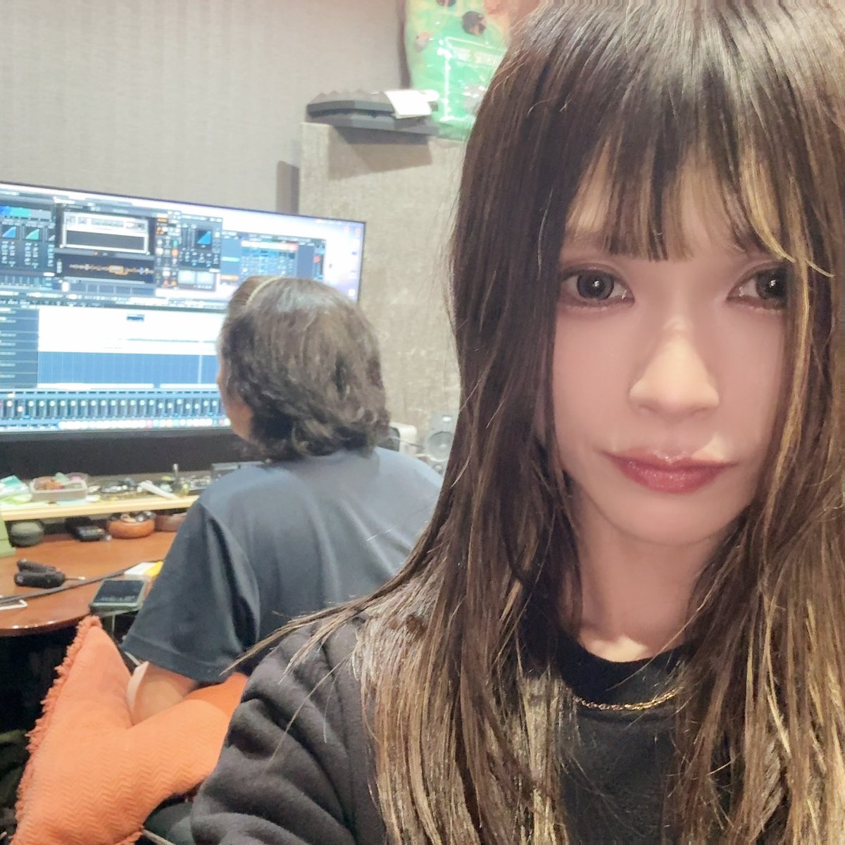 35left's tweet image. Linganihilation @linganihilation RECでした☺️🎶
2曲歌いました✌️
発表をお楽しみにっ💓