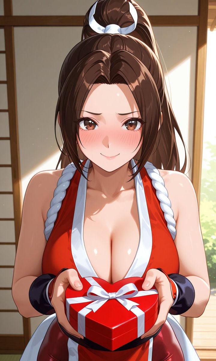 今日が終わる前に投稿しとこう😅💦
バレンタインって事で舞ちゃんを作ってみました🤗✨

 #バレンタインデー  #不知火舞  #AIイラスト