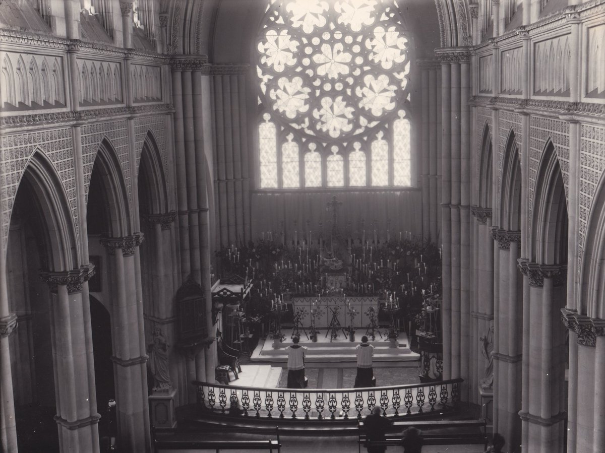 FrNDillon's tweet photo. 14 February 2026: 140th anniversary of the Dedication of St Joseph's Cathedral Dunedin.
Building the first part of the Cathedral designed by architect F.W. Petre was an extraordinary achievement by Bishop Patrick Moran and his small, poor flock. He wondered who would complete it. https://t.co/RuIgOw2jtp