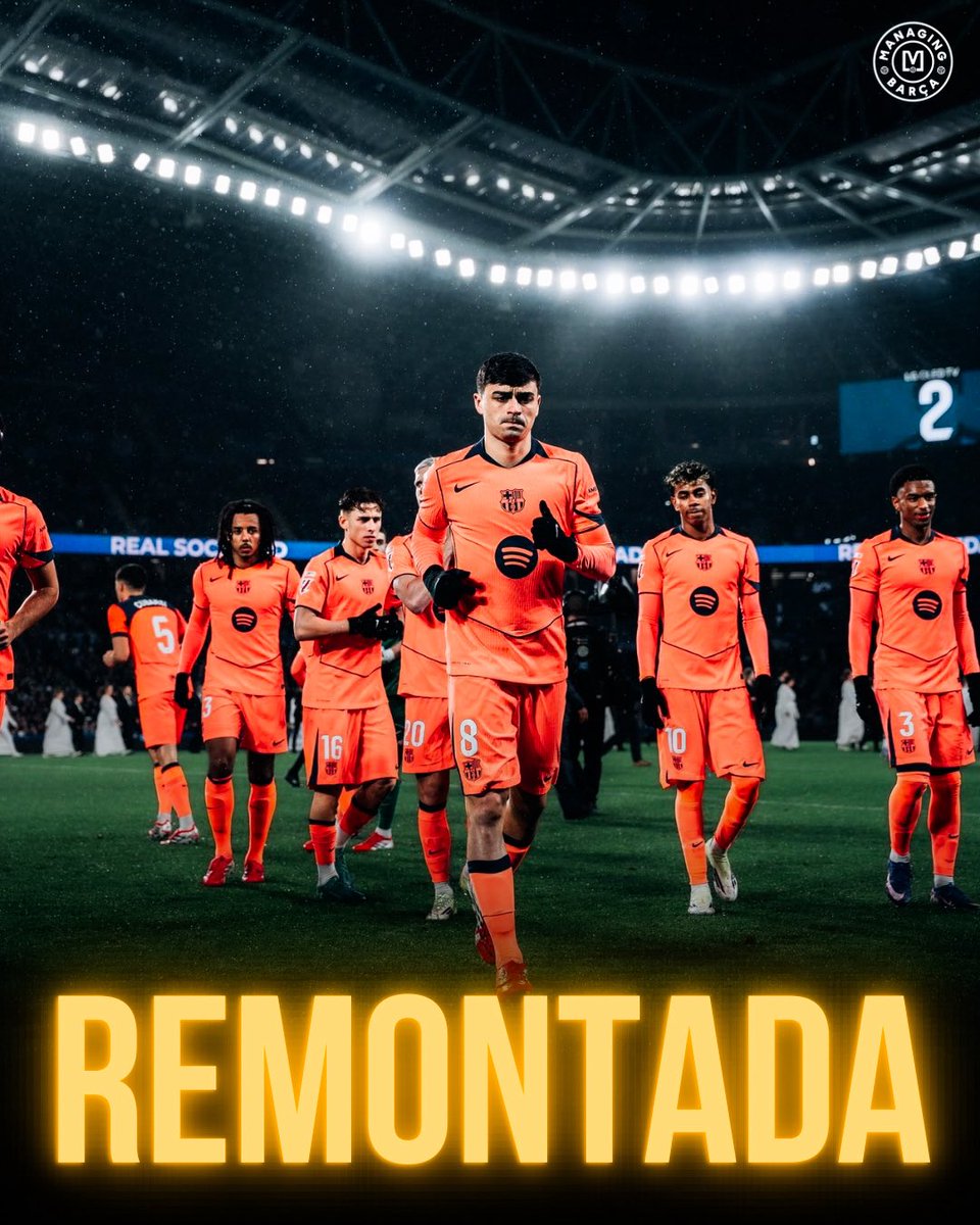 🚨🚨🌕| BREAKING: FC Barcelona’s dressing room are completely CONVINCED of coming back against Atletico Madrid.

Barça players believe they can come back against Atlético Madrid, especially if they put intensity from the first minute, and with Rashford, Raphinha, and Pedri back
