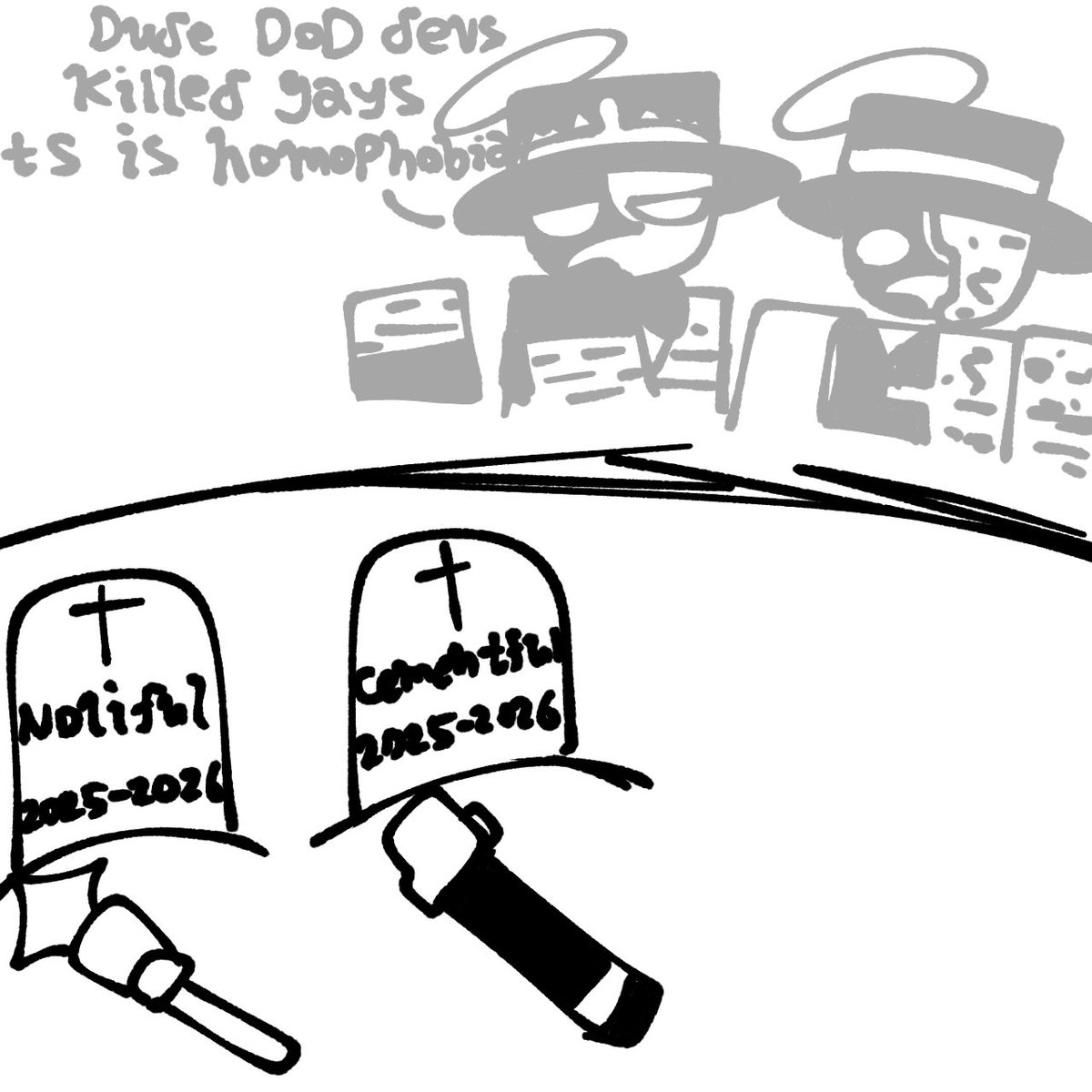 Log_CRSid's tweet photo. I first shipped noliful x cementful as a joke but now I'm shipping them seriously lol
Anyways happy valentines day
#dieofdeath #noliful #cementful #Artful https://t.co/3CDL95jEjY