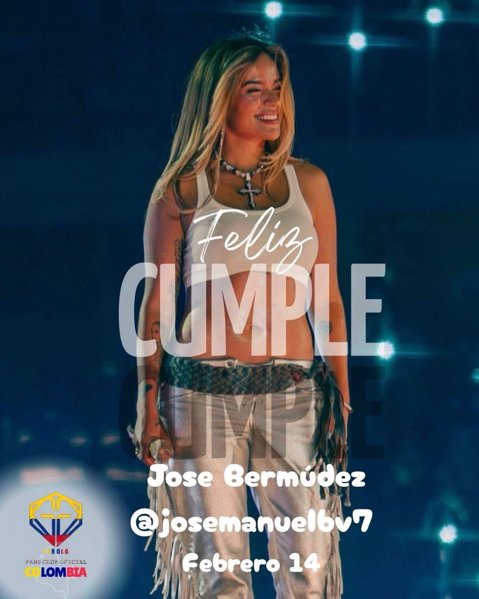 Feliz Cumpleaños José (<a href="/josemanuelbv7/">JOSE</a>). Te deseamos en tu día lo más bonito del universo, que puedas pasar un día muy feliz y acompañado de todo lo que amas, no olvides lo grande que eres.

Te queremos mucho rey, bendiciones y un abrazo inmenso!! ❤️‍🩹

FCG COLOMBIA 🇨🇴🧡