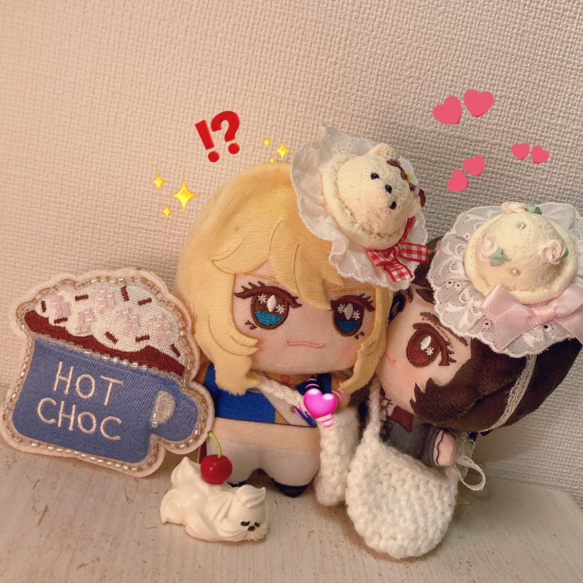 💛おすかる…す、すきだ！あいしている…おれは…おまえとであうためにうまれてきたんだ…！！！

🤍なっ…！？///(わ、わたしだって…あ、あとでゆっくりつたえよう…///)