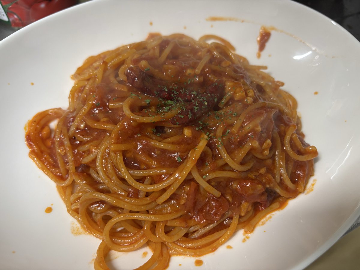 Aburidish's tweet photo. 人殺しパスタ https://t.co/PAHdPtMeVo