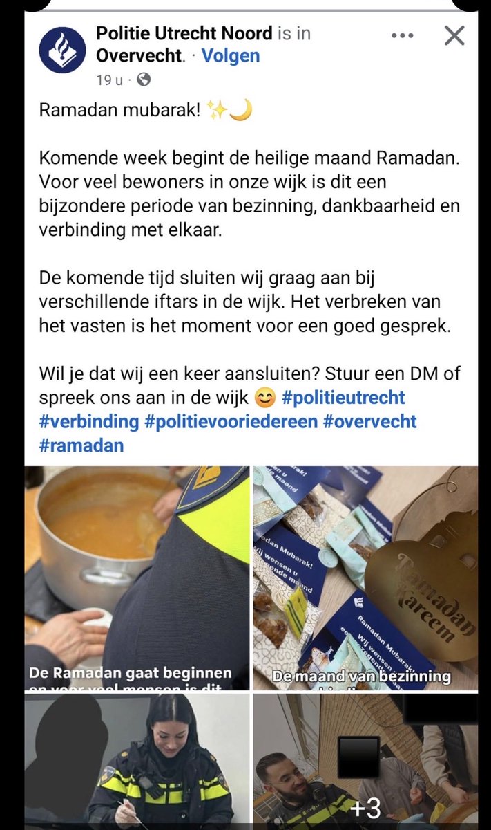 Elk jaar dieper door de knieën. Wat vindt ⁦de politiebond eigenlijk van deze vermenging van uniform en religie <a href="/NineKooiman/">Nine Kooiman</a>⁩ ?: