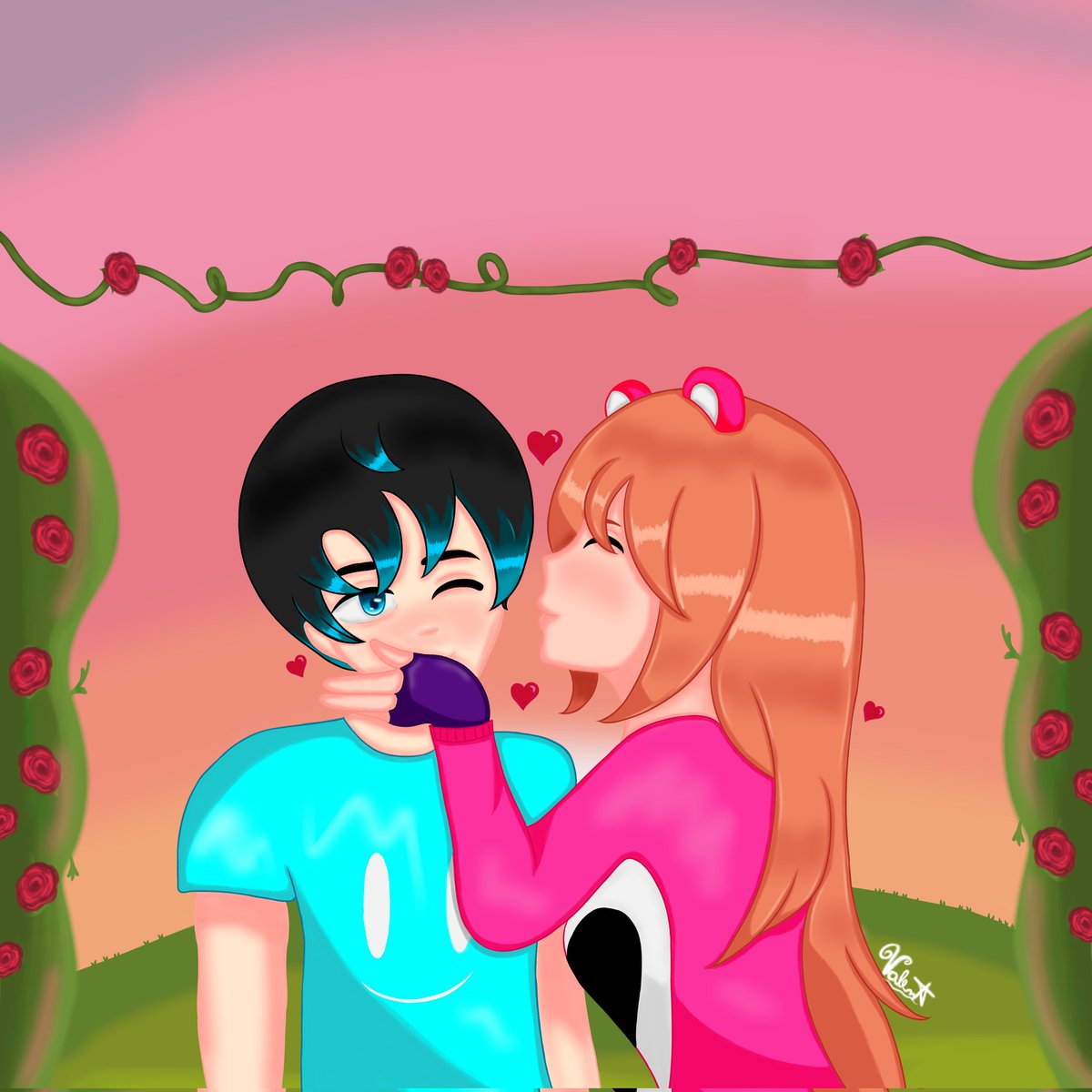 Feliz san valentin💘🥰
Por aquí Les dejo un dibujo de mis papis
Digoooo
Franeelaa💗🩵
<a href="/LovelyEla_YT/">Ela</a> <a href="/oleeFran/">oleeFran</a>