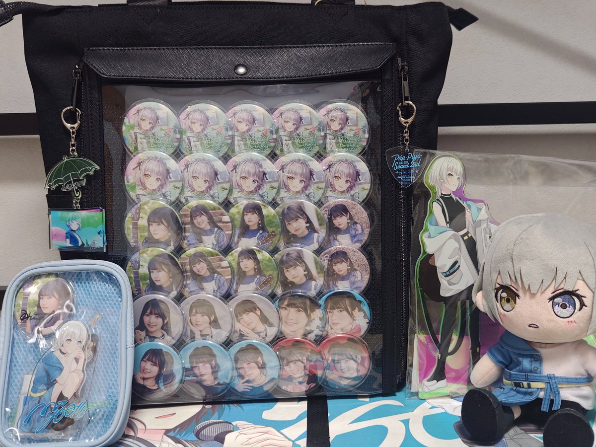 RT @ht_gray: バンドリ10th用の楽奈&ひなぴよの痛バが完成。 あとは