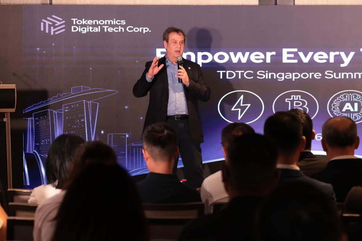 TDTCGlobal's tweet photo. TDTC recently hosted the Empower Every Token Summit at our Singapore headquarters, bringing together industry leaders across AI, blockchain, and energy infrastructure to discuss the future of intelligent computing and digital infrastructure.

The summit featured keynote remarks, panel discussions, and strategic partnership signings, with a shared focus on how power, computing, and digital assets are converging in the next phase of the global digital economy.

Thank you to our co-hosts, partners, and speakers for contributing to a thoughtful and forward-looking discussion.

Read more here 👉 : https://t.co/HoHHLh7hoN