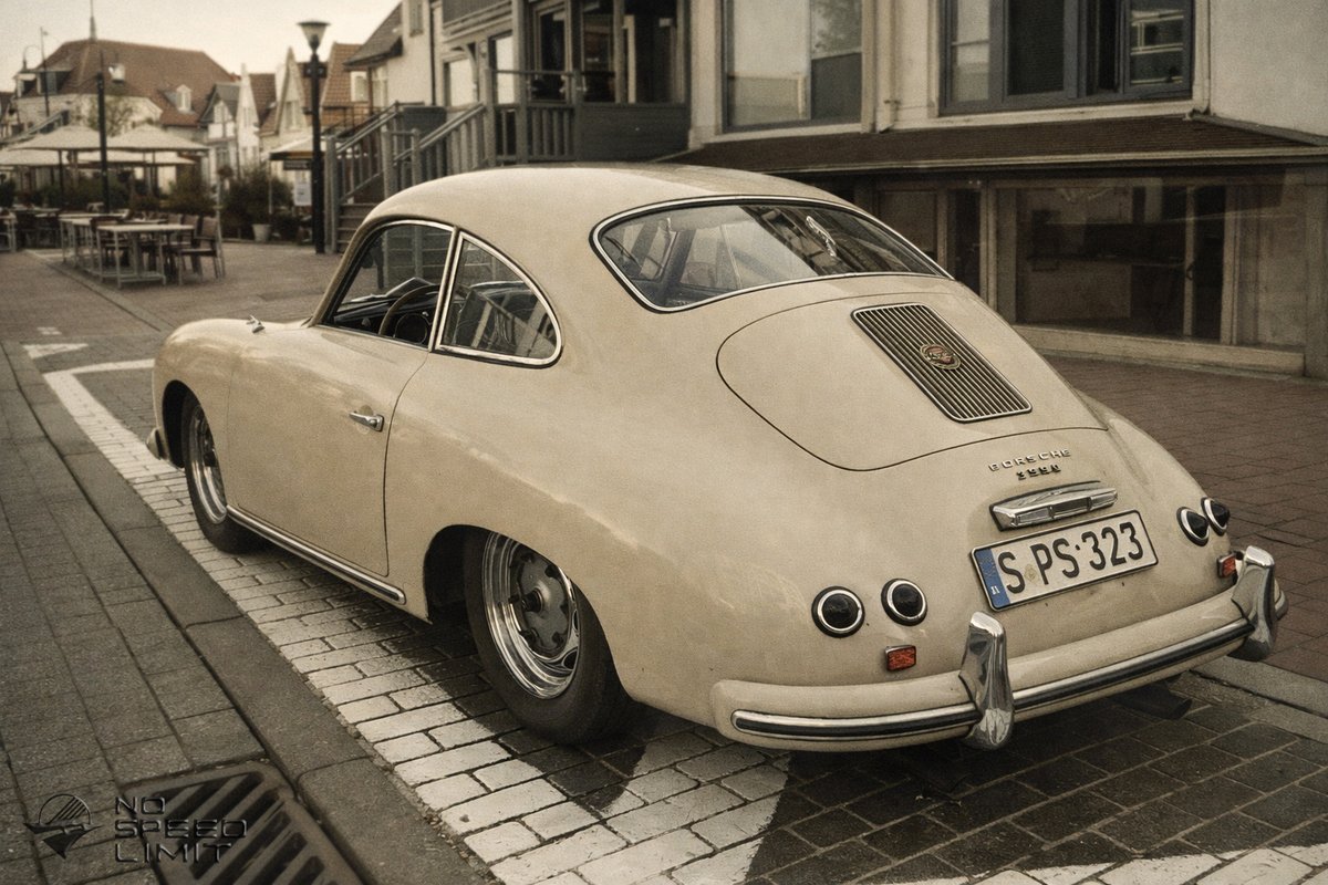 NoSpeedLimit_it's tweet image. Back to #the60s when the map had borders, but the road felt endless.
Windows down, engine behind you, Europe ahead.
#Porsche356 #boxerengine #GrandTouring #DriveHistory #thereisnosubstitute