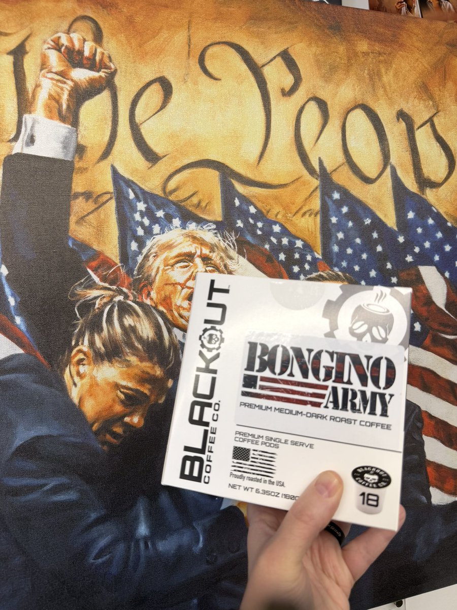 Every dollar is a vote. 

Fuel the fight with companies that love this country. ☕🇺🇸 

@BlackoutCoffee 
<a href="/dbongino/">Dan Bongino</a>
<a href="/JmkVictory/">JMKVictory</a> 
#BonginoArmy #PatriotEconomy #WeThePeople