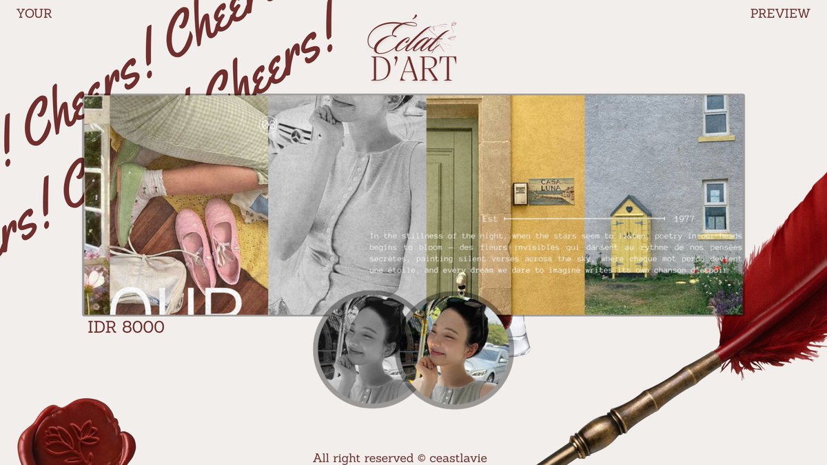 ceastlavie's tweet image. Help retweet/repost, tysm 🤍💛💚

Hi dear! I made this for you — Karina. Go grab this stunning ready stock layout through DM now! It's free re-text/remove text ♡
#zonauang #zonajajanᅠᅠ