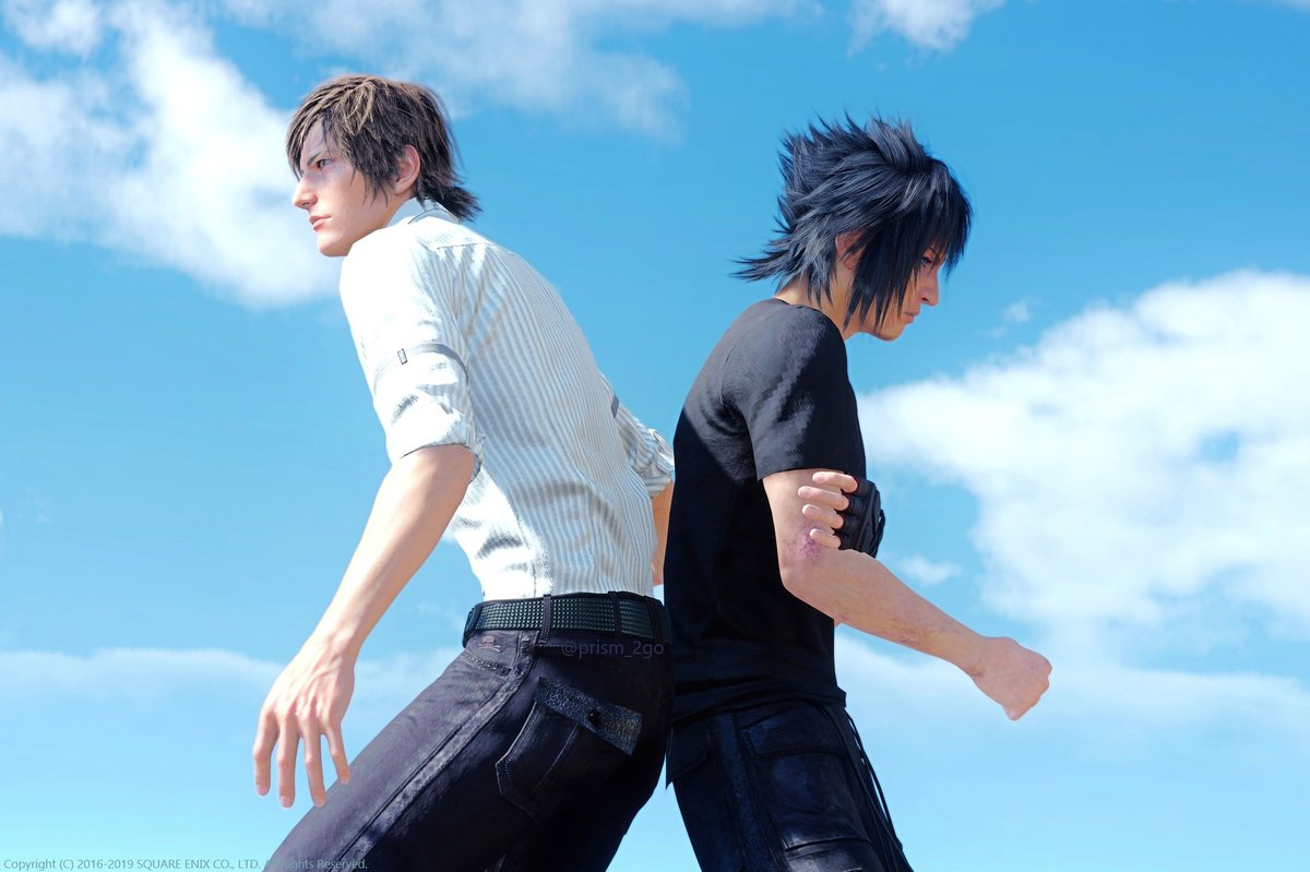 お前の背中は 俺が守ろう
#FF15 #ノクト #イグニス