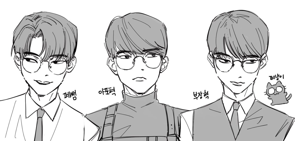 지금까지 그린 🐈‍⬛를 한데 모아봤어요