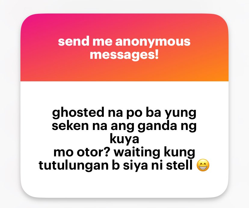 Hindi po, after ng Daddy ko itutuloy yung Ang ganda ng kuya mo. Sana mawait mooo 😁