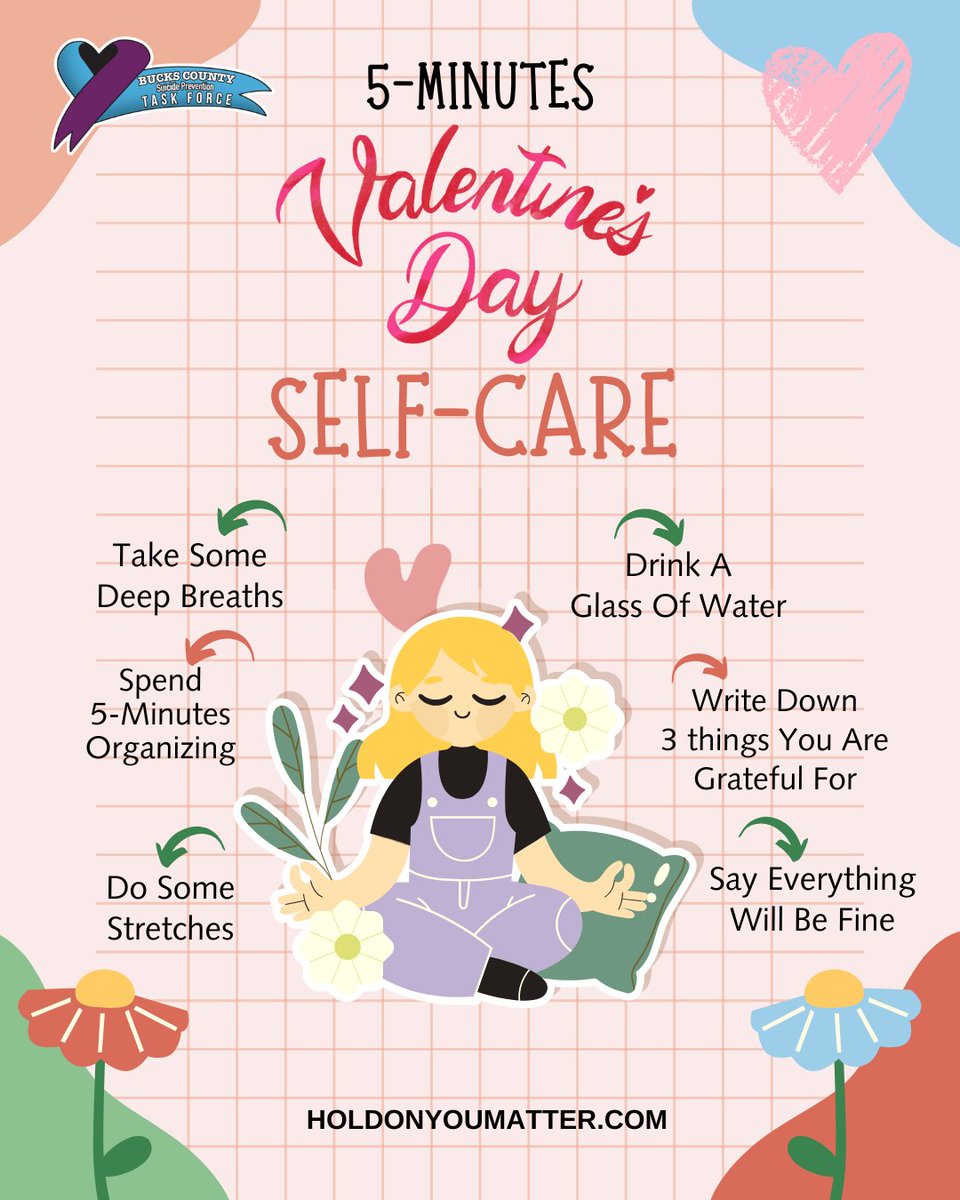 This year for Valentine’s Day, give your mental health a little love!
#hope #holdonyoumatter #recoveryispossible #mentalhealth #mentalwellness  #valentinesday