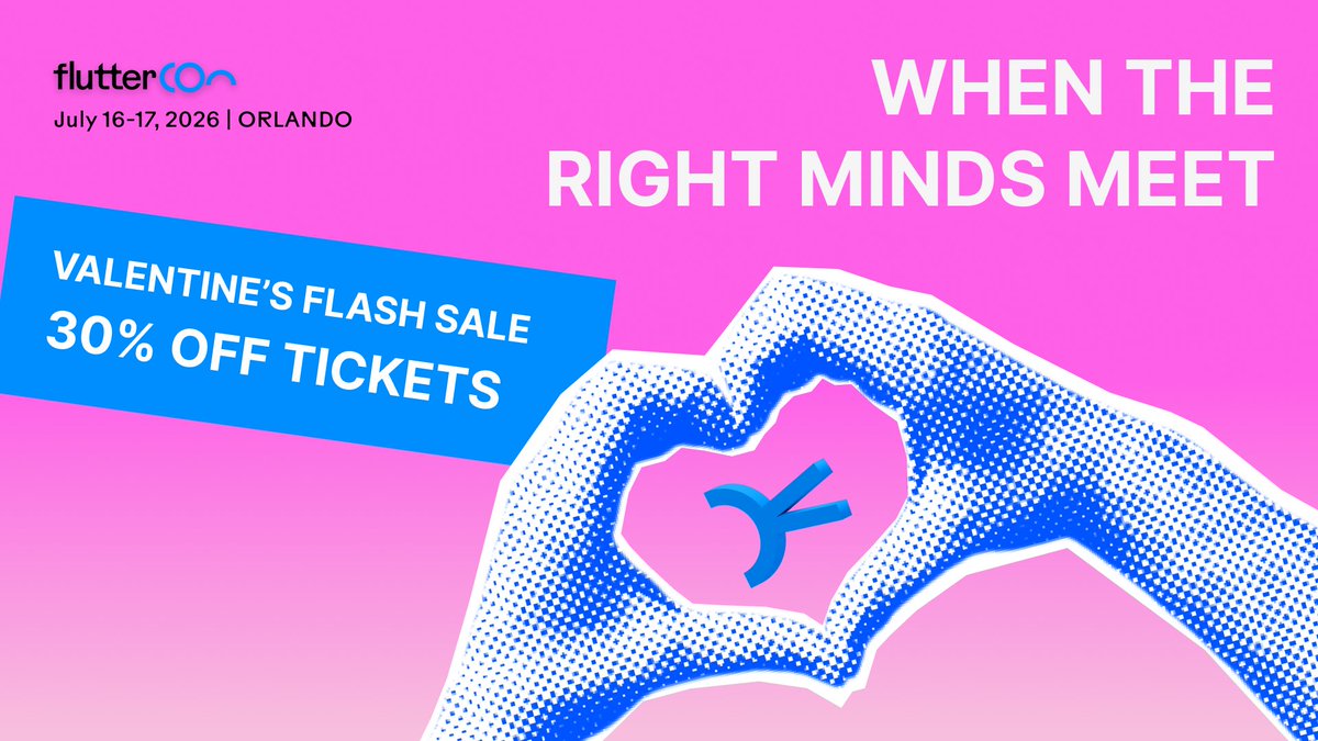 Fluttercon tweet media