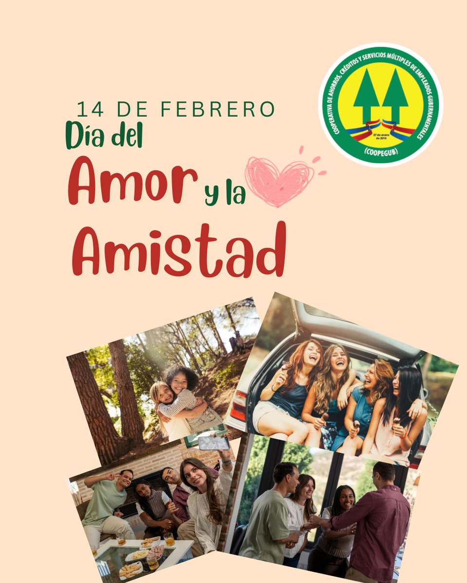 ¡Feliz día del amor y la amistad! 💝 

#TuCOOPEGUB