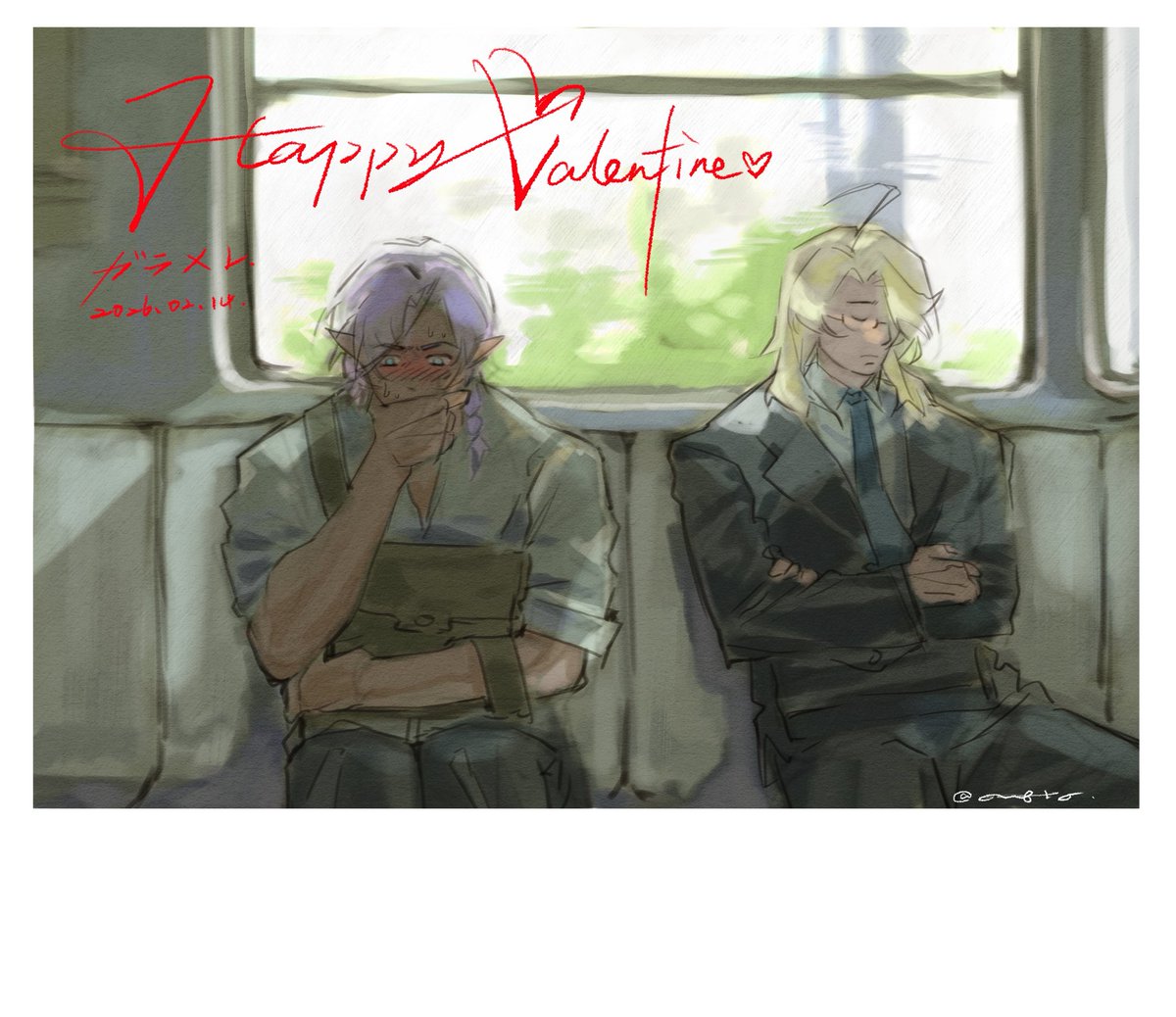 💜Happy Valentine🩵

#ガラメレ