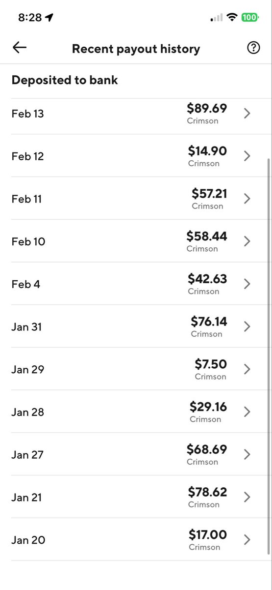 darinalvarez's tweet photo. @DoorDash @DoorDash_Help my earnings and payout history only go back 30 days.  Every day an old days earrings disappear off my account!  I have contacted support only to be told it’s been noted.  Even they can’t see my earrings that are older than 30 days! https://t.co/DwUhvoV6O6