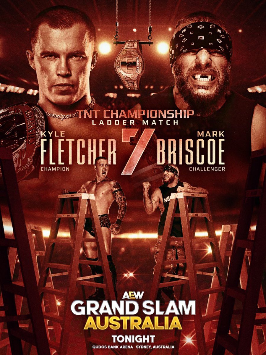 KXNGAO's tweet image. OFFICIAL POSTER FOR KYLE FLETCHER VS MARK BRISCOE VII🔥