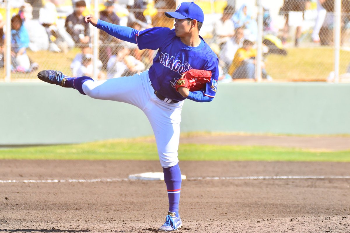 根尾くん新ユニ似合うね👕 オールドスタイルもすてき✨ #中日